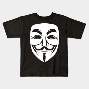 anonymous mask Kids T-Shirt